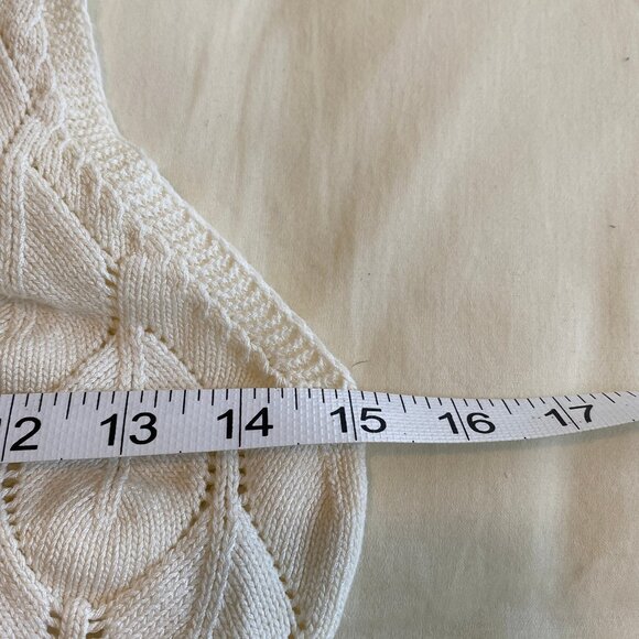 Midi Length Knit Dress Coverup in Ivory L - Picture 11 of 13